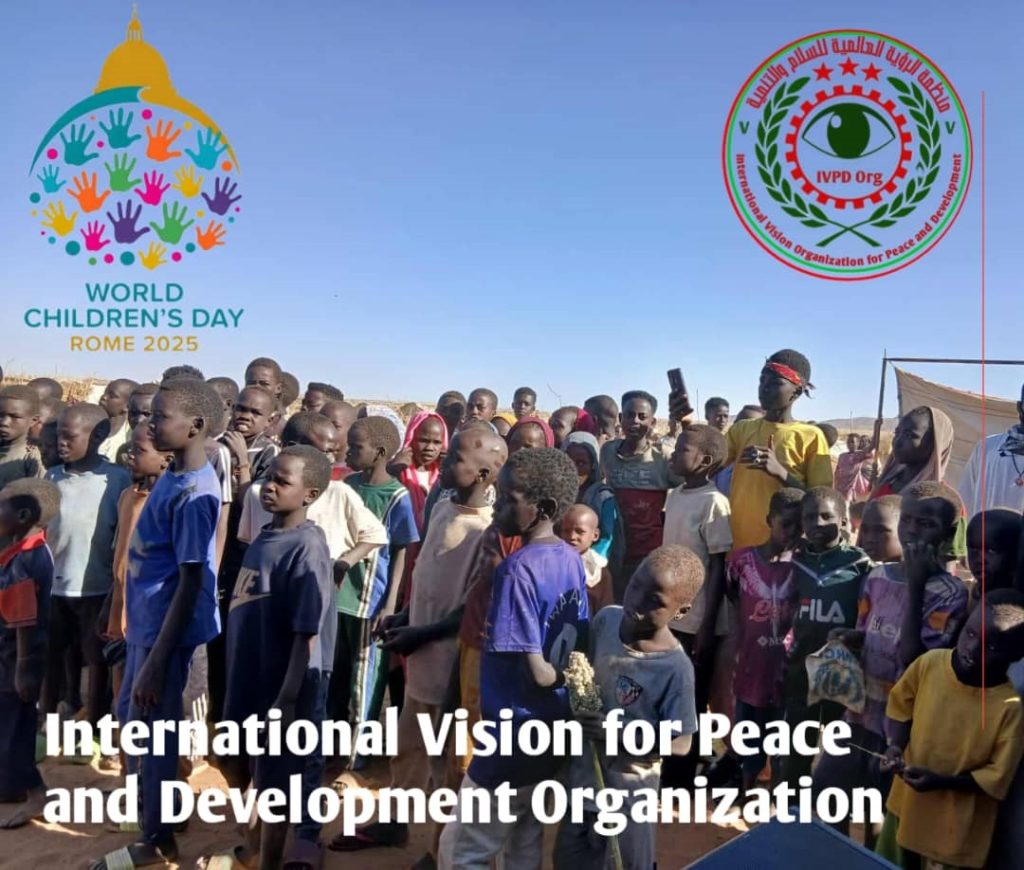 The International Vision for Peace and Development celebrates World Children’s Day and urges all organizations working in the humanitarian field to make continuous efforts to strengthen child protection, as children are considered the essential foundation of the future